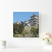 Himeji Castle 姫 路 城, Hyogo, Japan Vierkante Klok (Huis)