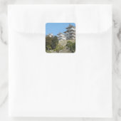 Himeji Castle 姫 路 城, Hyogo, Japan Vierkante Sticker (Tas)