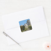 Himeji Castle 姫 路 城, Hyogo, Japan Vierkante Sticker (Envelop)