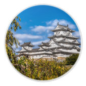 Himeji castle #5, Japan Keramische Knop (Voorkant)