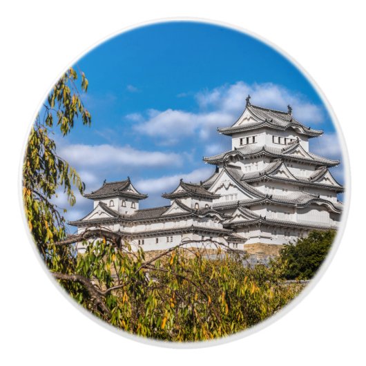 Himeji castle #5, Japan Keramische Knop (Voorkant)