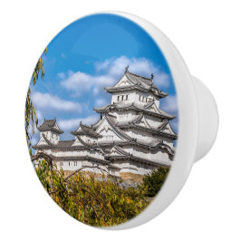 Himeji castle #5, Japan Keramische Knop