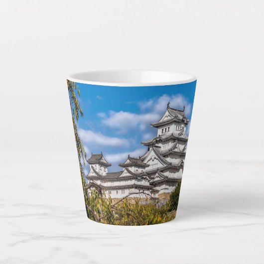 Himeji castle #5, Japan Latte Mok (Voorkant)