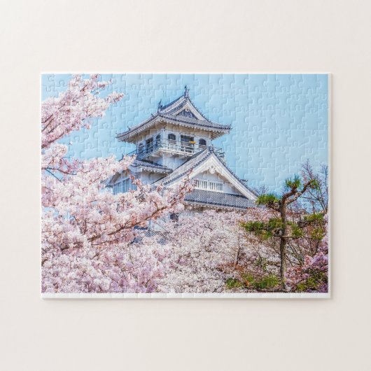 Himeji Castle in Full Bloom  Legpuzzel (Horizontaal)
