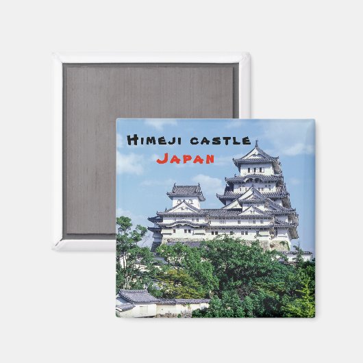 Himeji Castle - Japan Magneet (Voorkant / Achterkant)