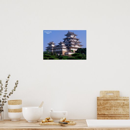 Himeji Castle Japan Poster (Keuken)