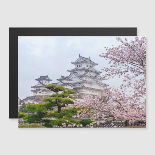 Himeji Castle Magnetische Kaart (Voorkant / Achterkant)