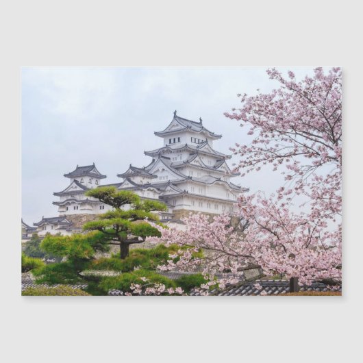 Himeji Castle Magnetische Kaart (Voorkant)