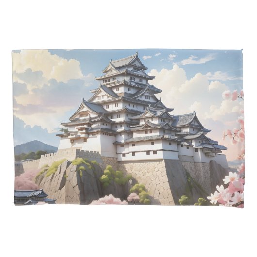 Himeji Castle Majestic Fort Japanse geschiedenis Kussensloop (Voorkant)