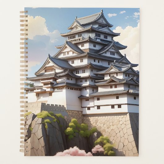 Himeji Castle Majestic Fort Japanse geschiedenis Planner (Voorkant)
