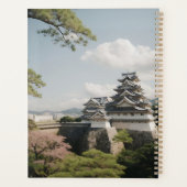 Himeji Castle Majestic Fort Japanse geschiedenis Planner (Achterkant)