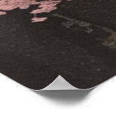 Himeji Castle met Cherry Blossom Japanse Kunst Poster (Hoek)