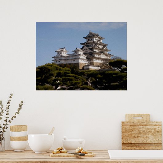 Himeji Castle Poster (Keuken)