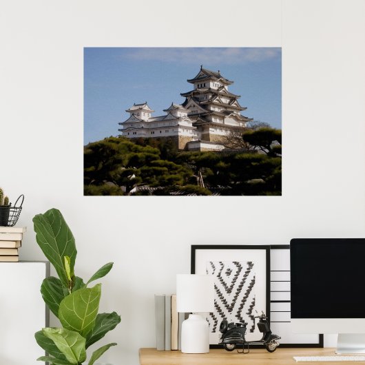 Himeji Castle Poster (Thuiskantoor)