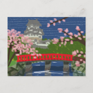 Himeji Castle River Briefkaart