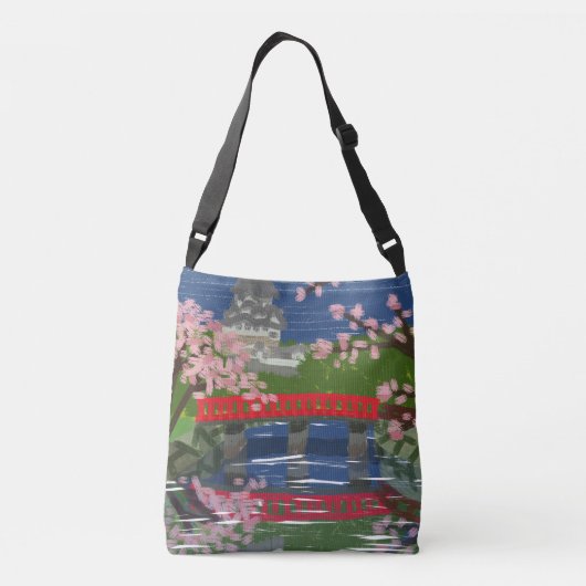 Himeji Castle River Crossbody Tas (Achterkant)