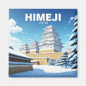 Himeji Castle Winter Magneet (Voorkant)