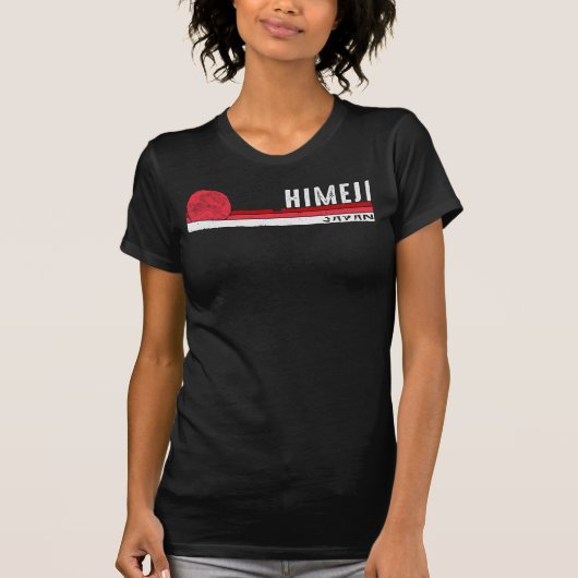 Himeji Japan Retro Souvenir voor Aziatische Lovers T-shirt (Voorkant)