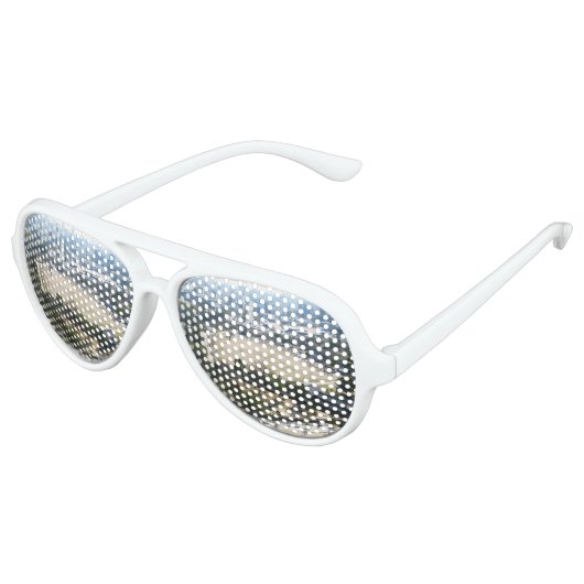 Himeji, Japan (Uitzicht van atop castle) Aviator Zonnebril (Gekanteld)