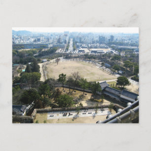 Himeji, Japan (Uitzicht van atop castle) Briefkaart