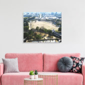 Himeji, Japan (Uitzicht van atop castle) Canvas Afdruk (Insitu (Woonkamer))