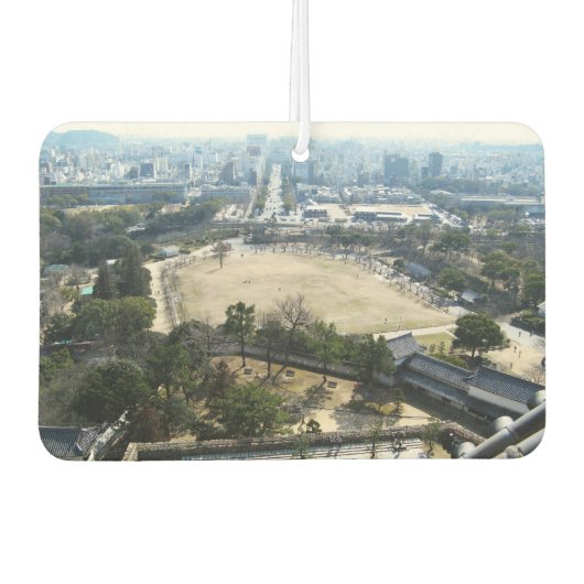 Himeji, Japan (Uitzicht van atop castle) Luchtverfrisser (Voorkant)