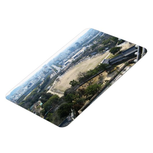 Himeji, Japan (Uitzicht van atop castle) Magneet (Linkerzijde)