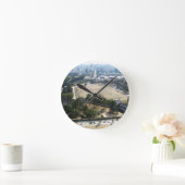 Himeji, Japan (Uitzicht van atop castle) Ronde Klok (Huis)