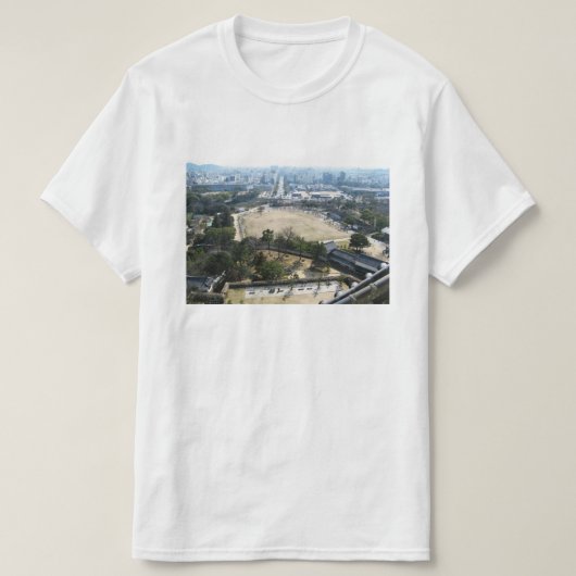 Himeji, Japan (Uitzicht van atop castle) T-shirt (Design voorkant)