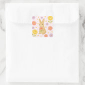 HIMEKARI Floral Bunny Sticker – Pink (Tas)