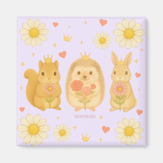 HIMEKARI Stars Magnet – Purple (Voorkant)
