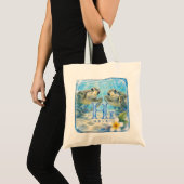 HIMELE Hawaiaanse boodschappentas Honu Tote Bag (Voorkant (product))