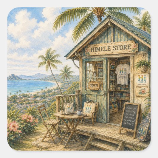 HIMELE Little Hawaiʻi Sticker — HIMELE STORE (Voorkant)