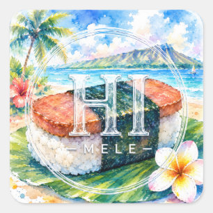 HIMELE Little Hawaiʻi Sticker — Musubi