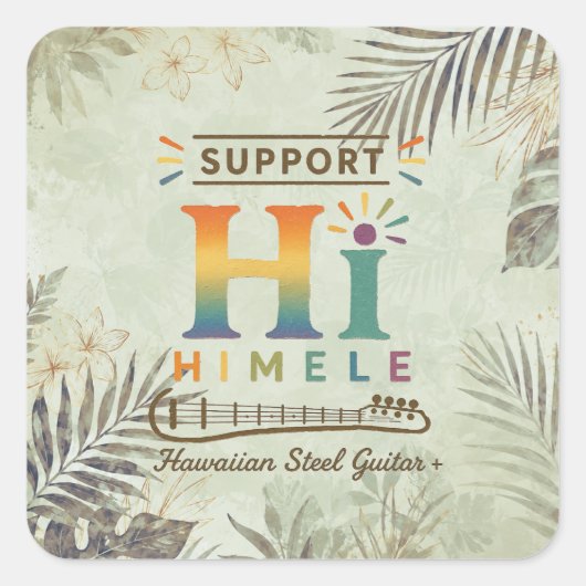HIMELE Little Hawaiʻi Sticker — Steun HIMELE (Voorkant)