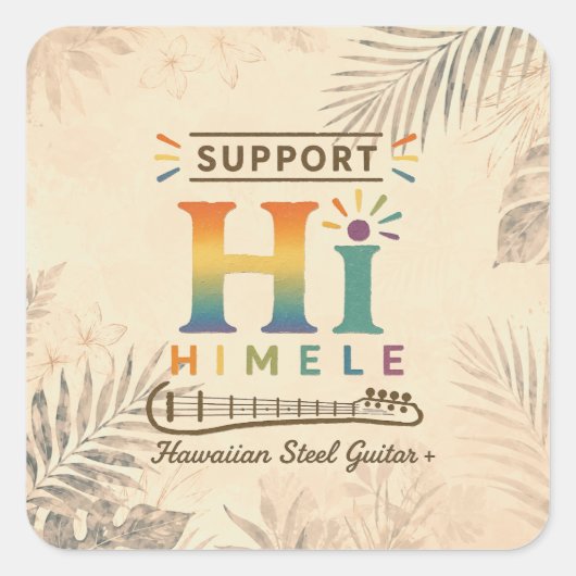 HIMELE Little Hawaiʻi Sticker — Steun HIMELE (Voorkant)