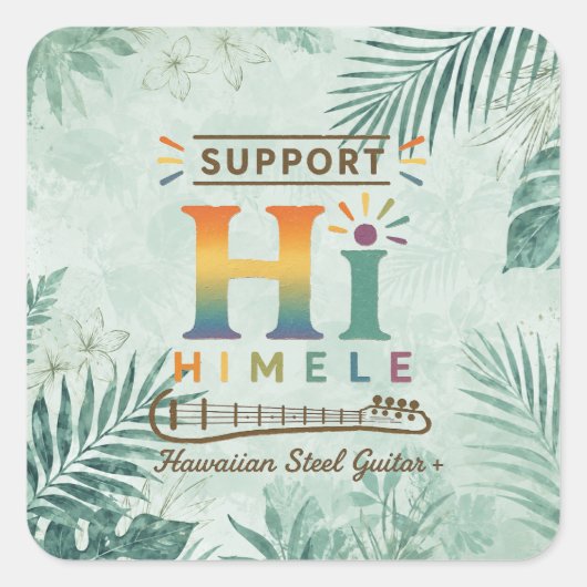HIMELE Little Hawaiʻi Sticker — Steun HIMELE (Voorkant)