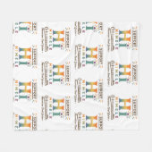 HIMELE Worpdeken ter ondersteuning Fleece Deken (Voorkant (Horizontaal))