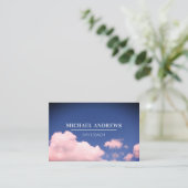 Himmel Foto Visitenkarte Visitekaartje (Staand voorkant)