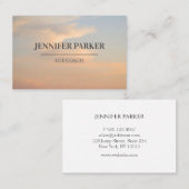 Himmel Foto Visitenkarte Visitekaartje (Voorkant / Achterkant)