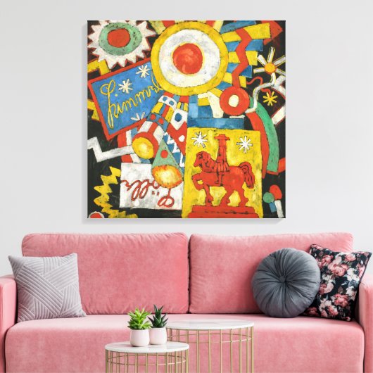 Himmel van Marsden Hartley,  expressionisme Canvas Afdruk (Insitu (Woonkamer))