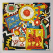 Himmel van Marsden Hartley,  expressionisme Poster (Voorkant)