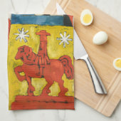 Himmel van Marsden Hartley, Vintage Expressionisme Theedoek (Quarter Fold)