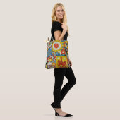 Himmel van Marsden Hartley, Vintage Expressionisme Tote Bag (Op model)