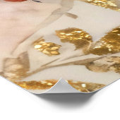 Himmlische Kraniche in Harmonie - Wasserfarben Poster (Hoek)