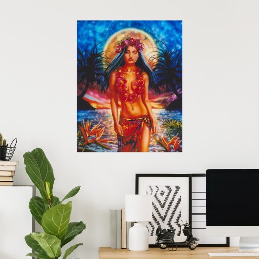 Hina van Lisa Iris Poster (Thuiskantoor)