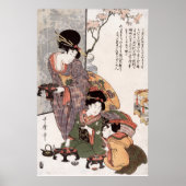 Hinamatsuri (Girl's Festival) Kitagawa Utamaro Poster (Voorkant)