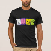 Hinata periodiek table name shirt (Voorkant)