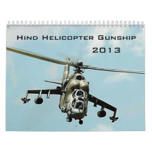 Hind Gunship Calendar Kalender