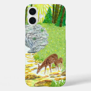 Hinde en jong iPhone 16 plus hoesje